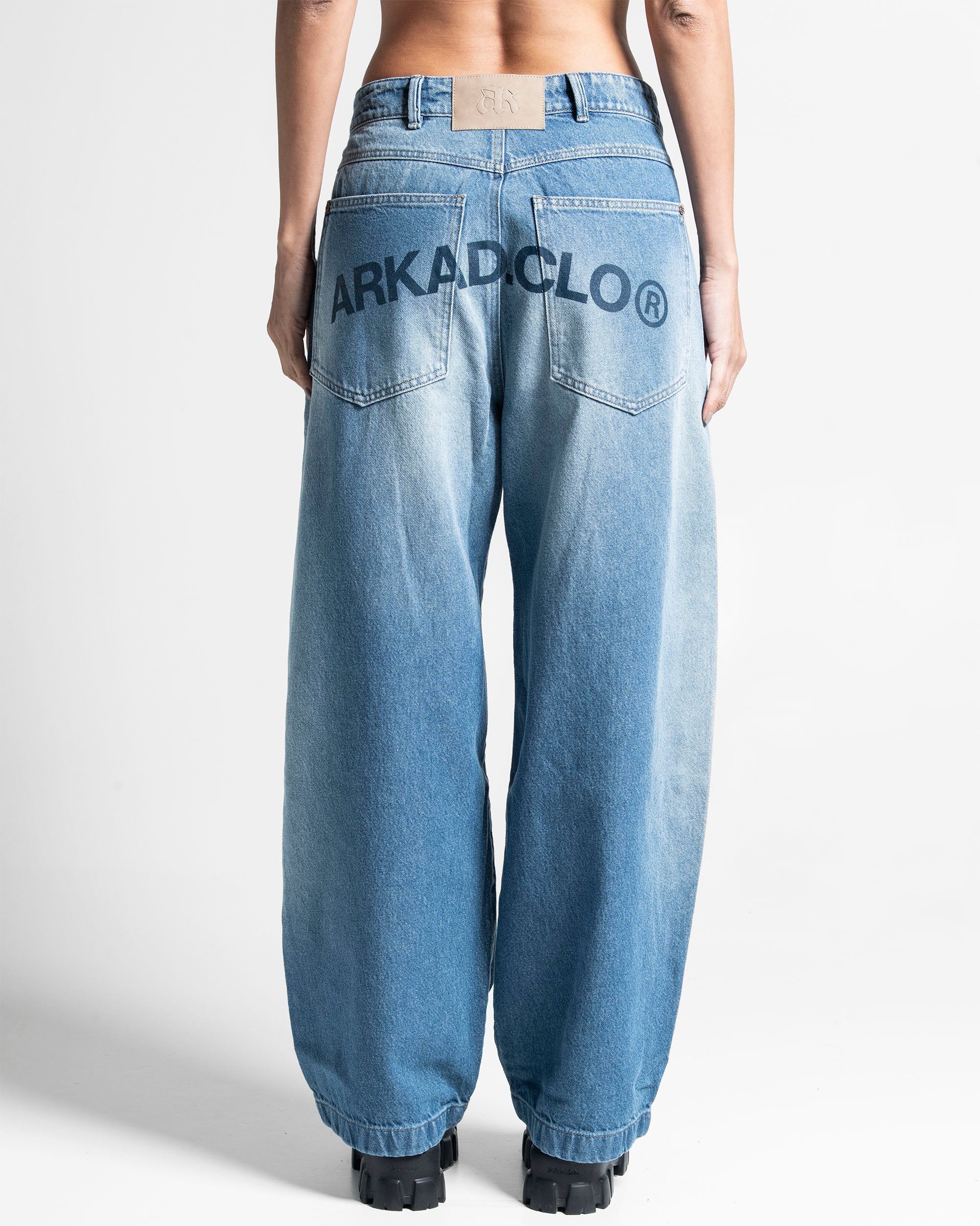 Printed Jean Azul Mujer Arkad Clo