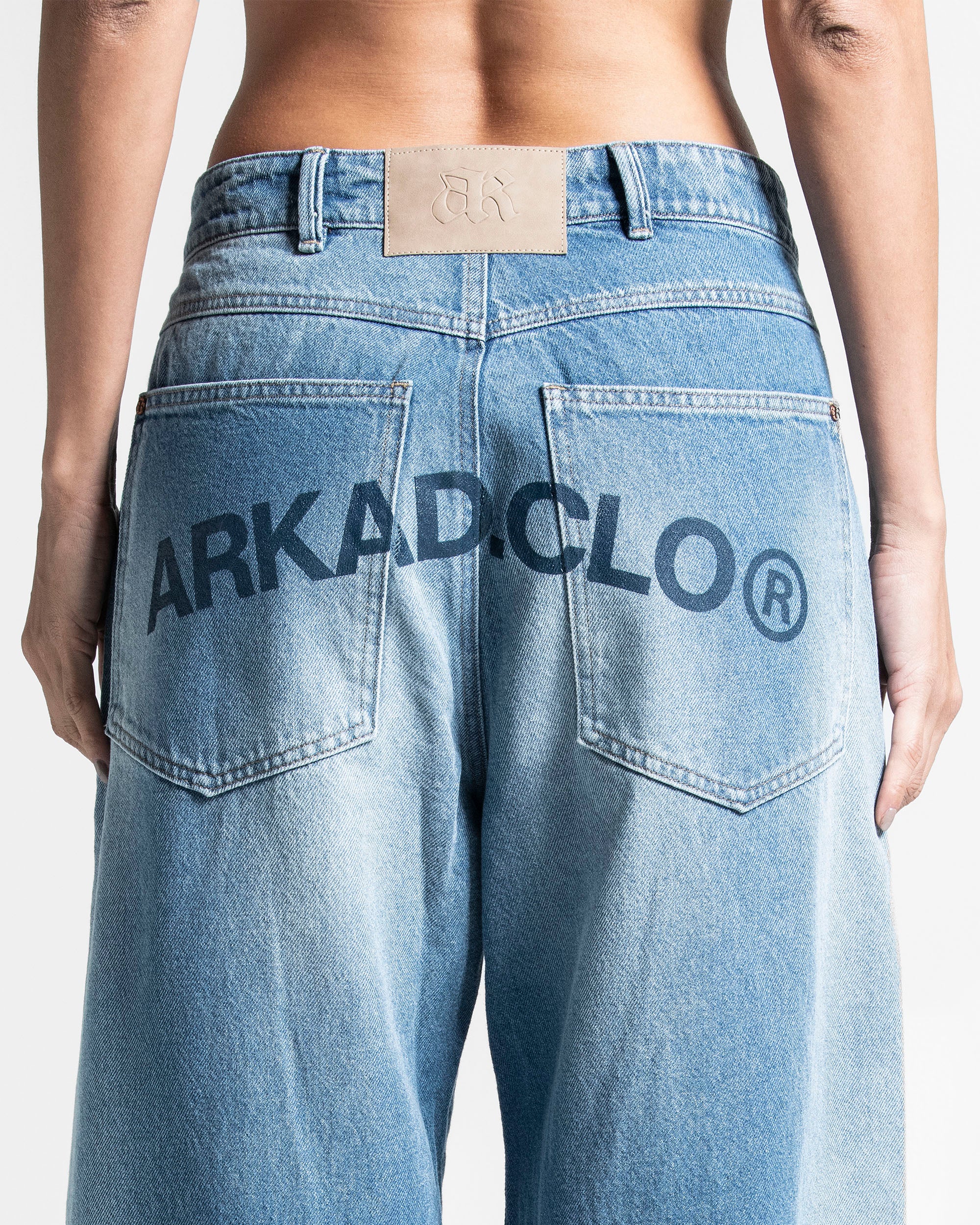 Printed Jean Azul Mujer Arkad Clo