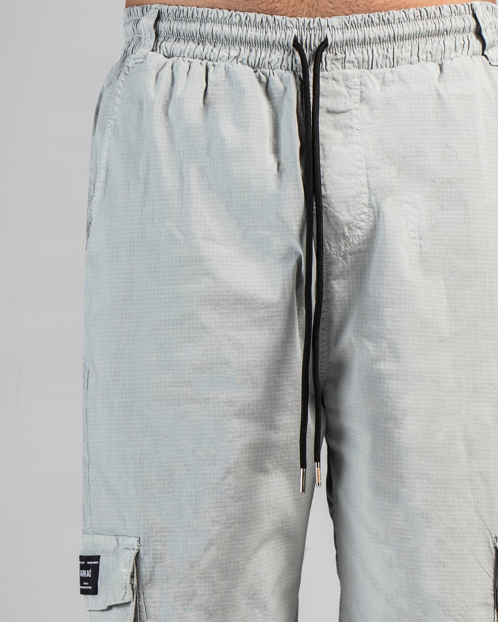 Pant Cargo Ripstop Gris Claro