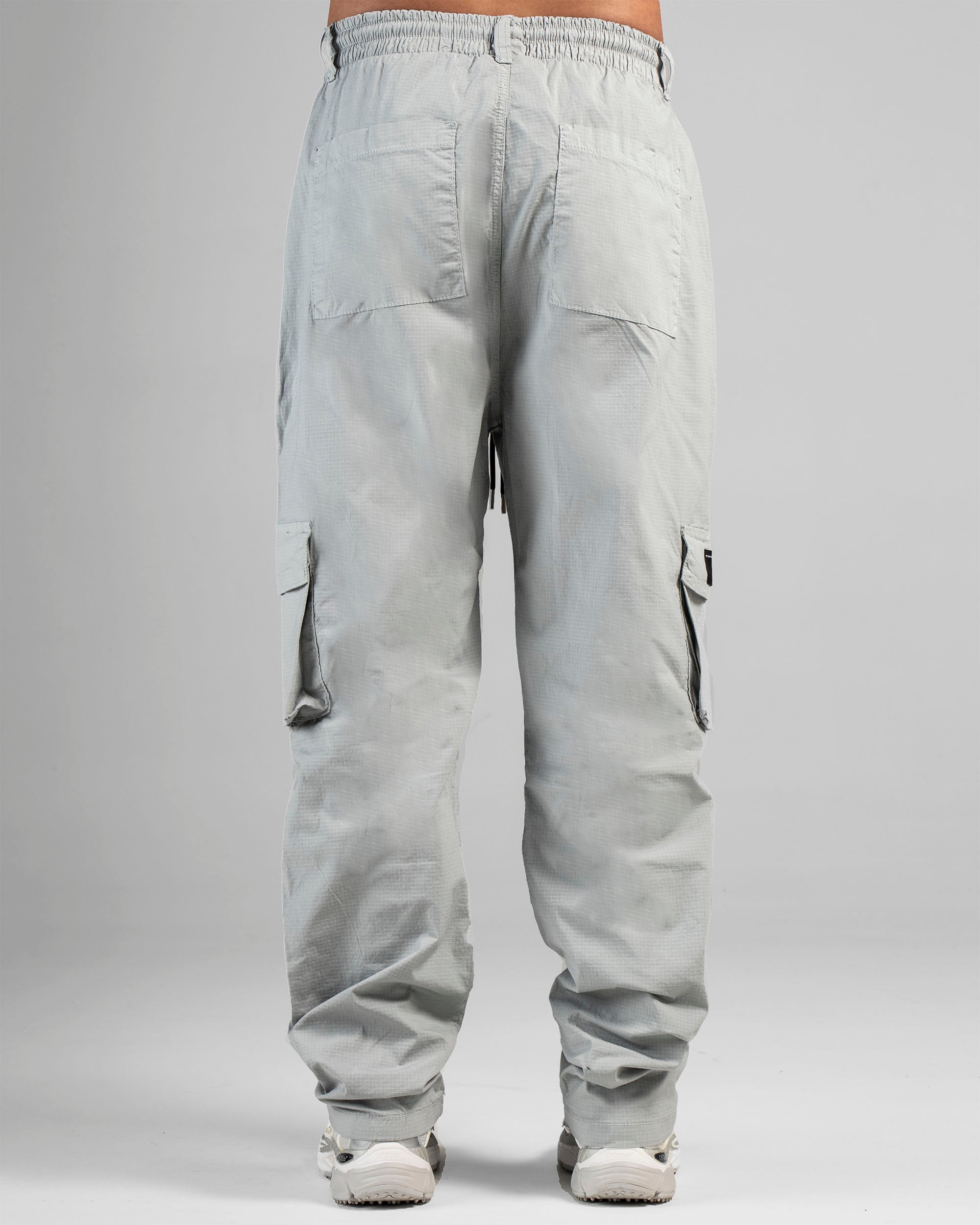 Pant Cargo Ripstop Gris Claro