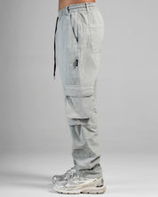 Pant Cargo Ripstop Gris Claro