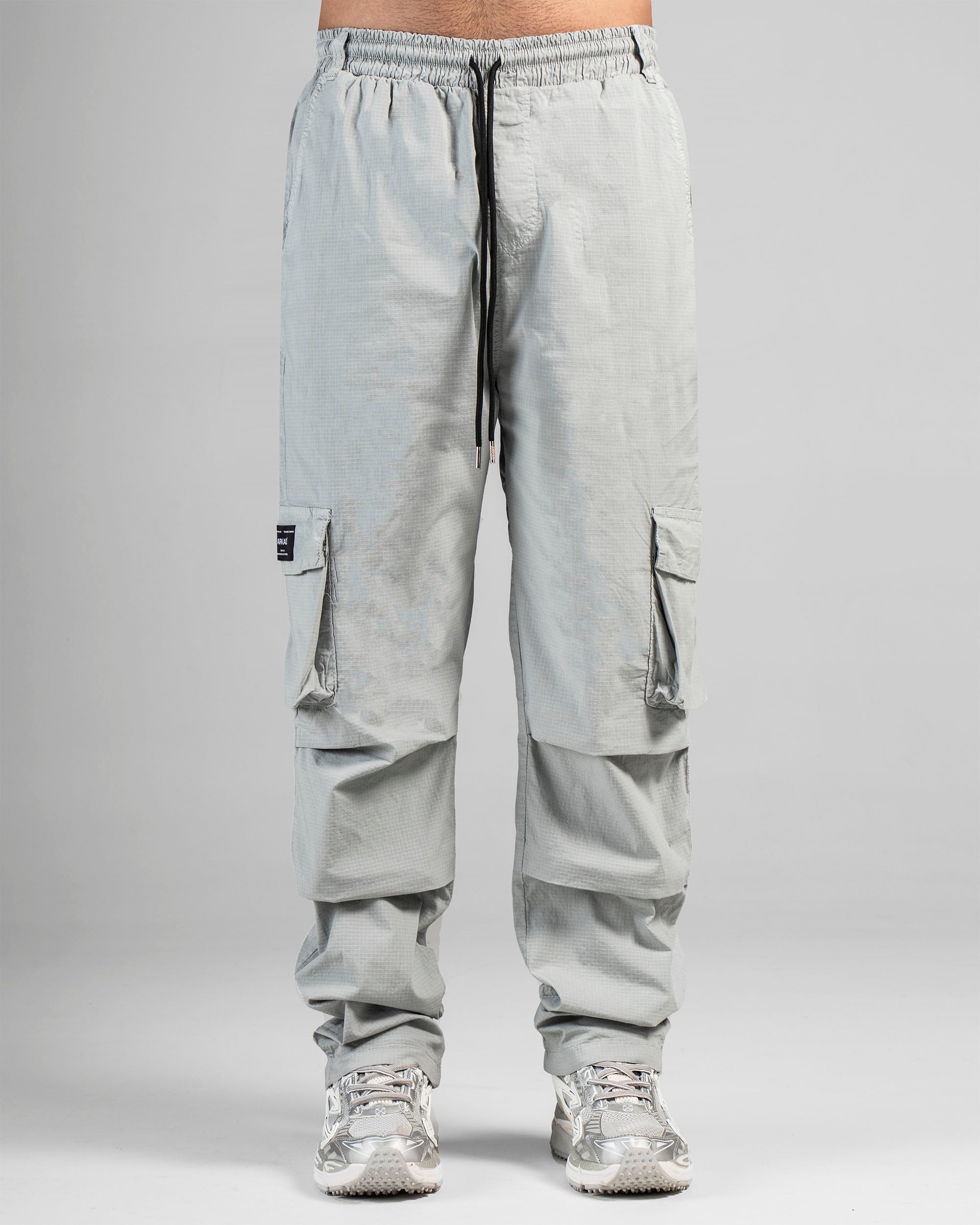 Pant Cargo Ripstop Gris Claro