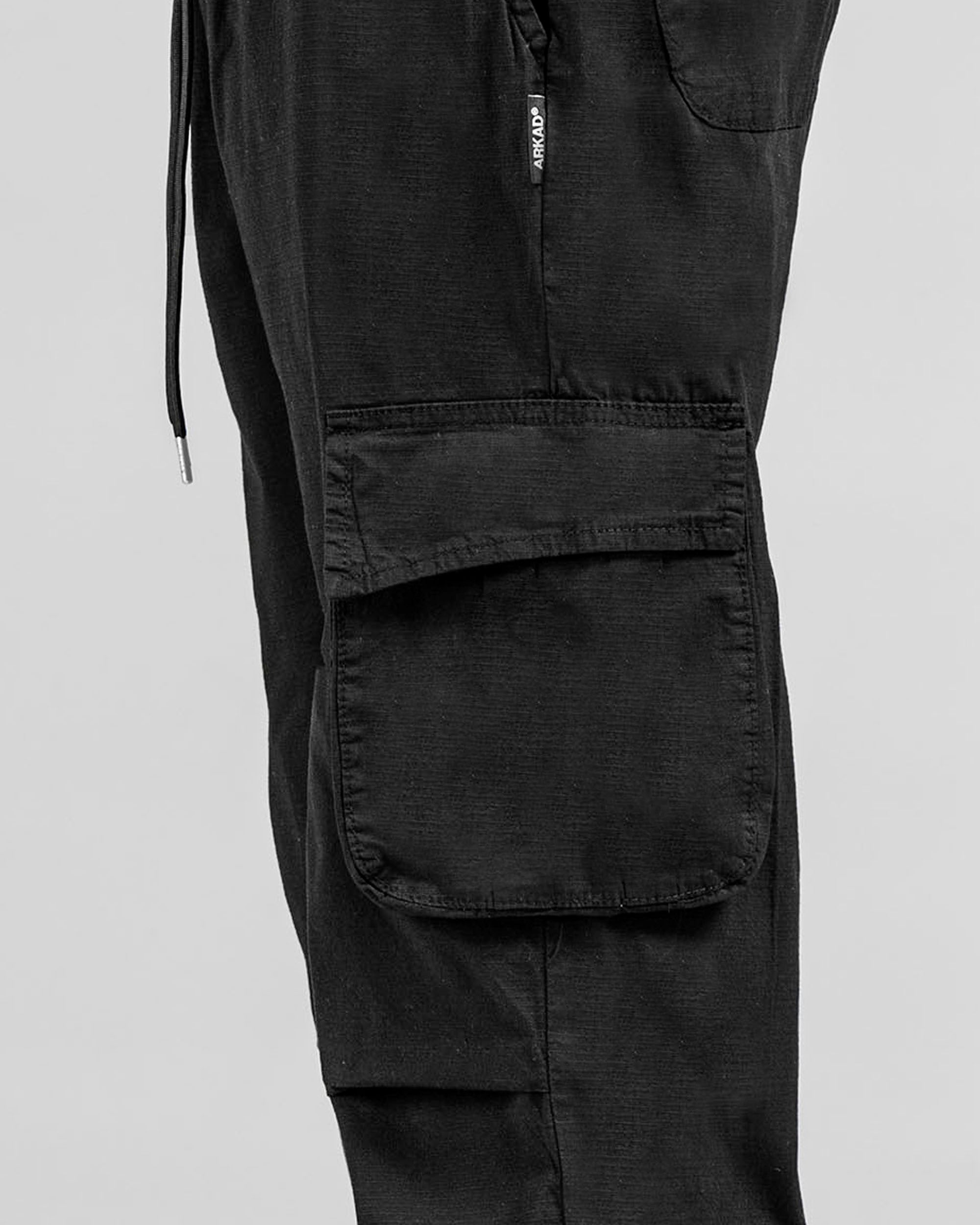 Pant Cargo Ripstop Negro