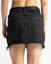 Falda En Denim Asimétrica