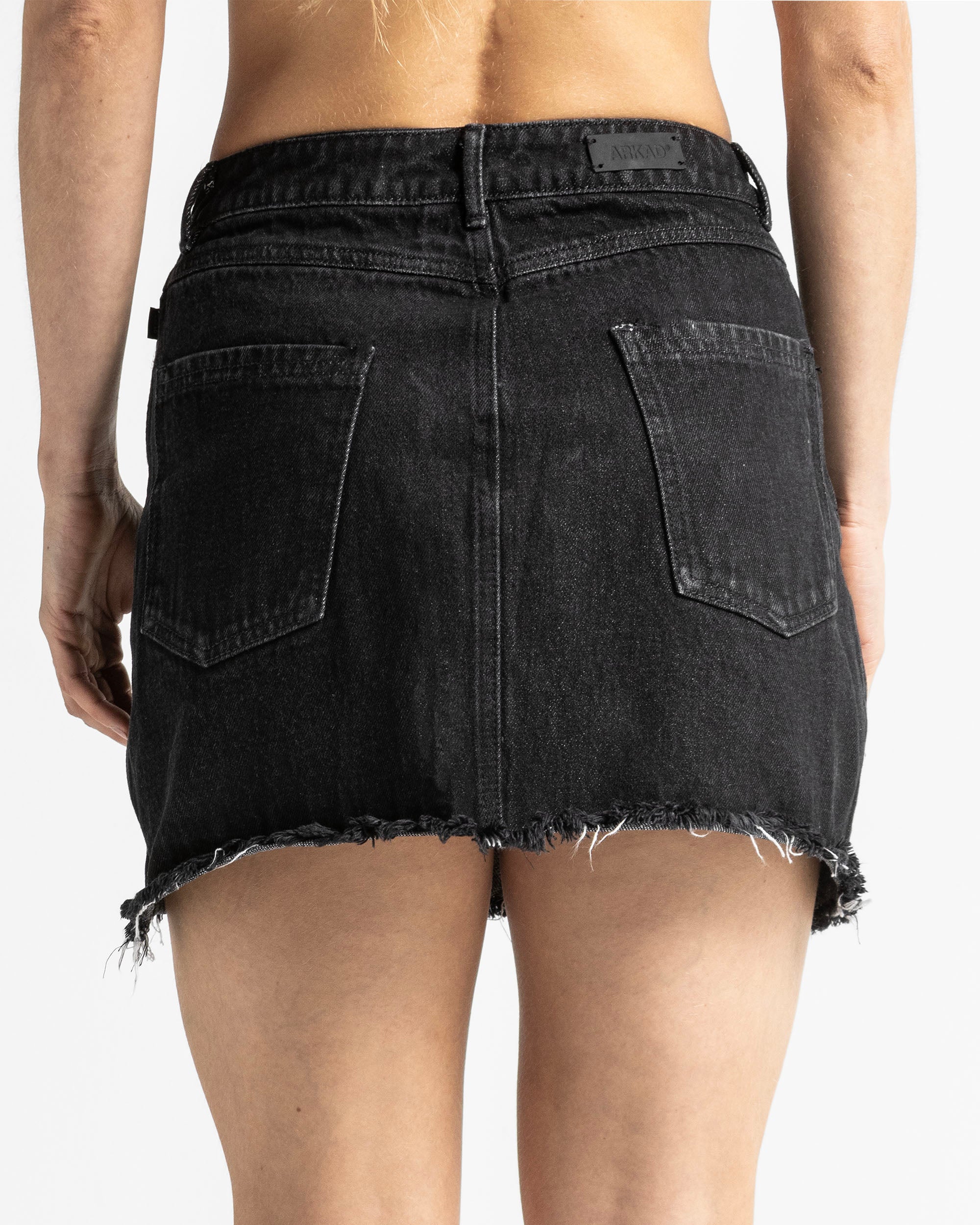 Falda En Denim Asimétrica