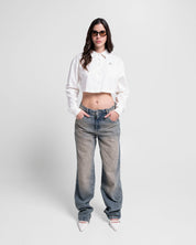 Long Sleeve Crop Shirt