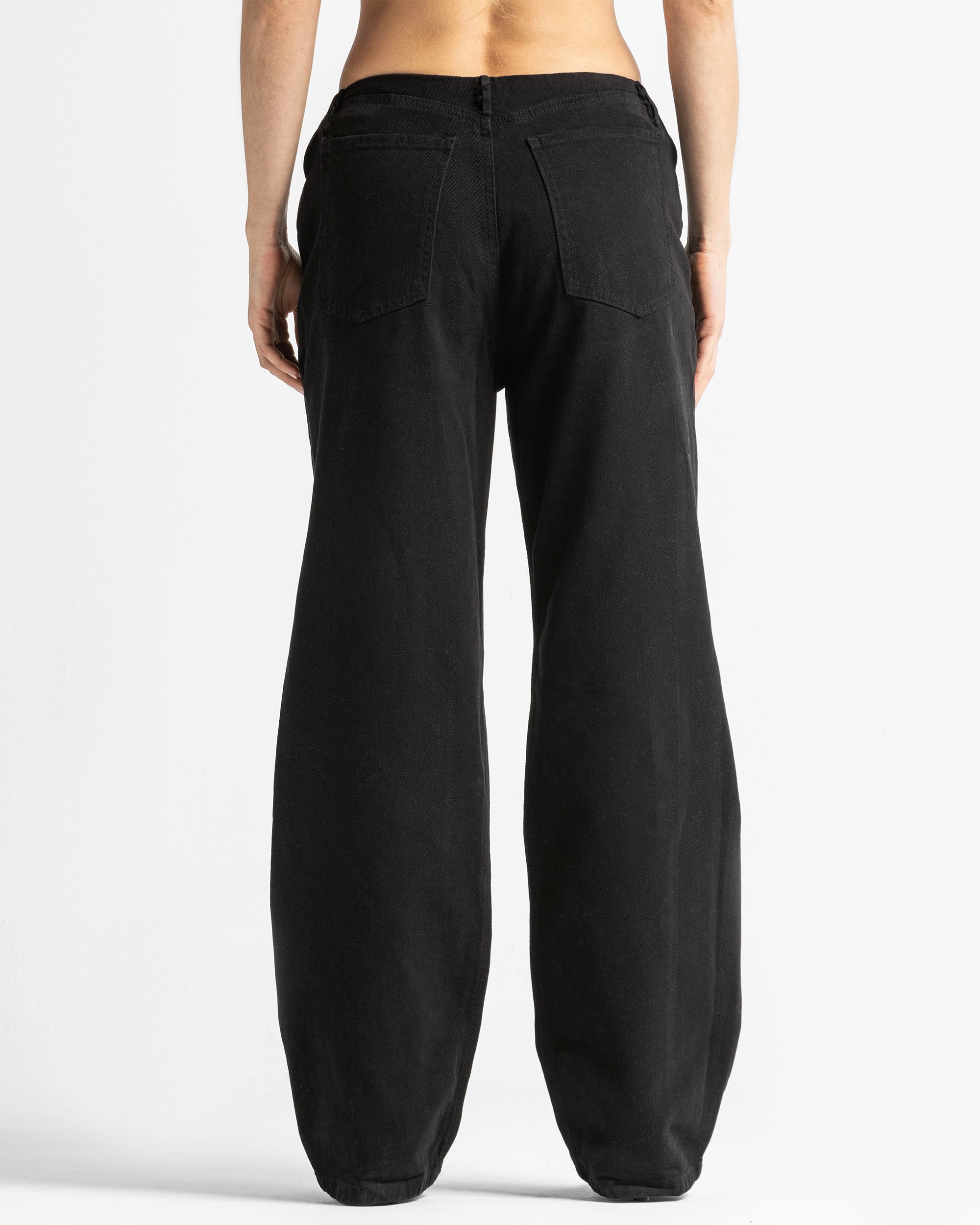 Printed Jean Negro Mujer