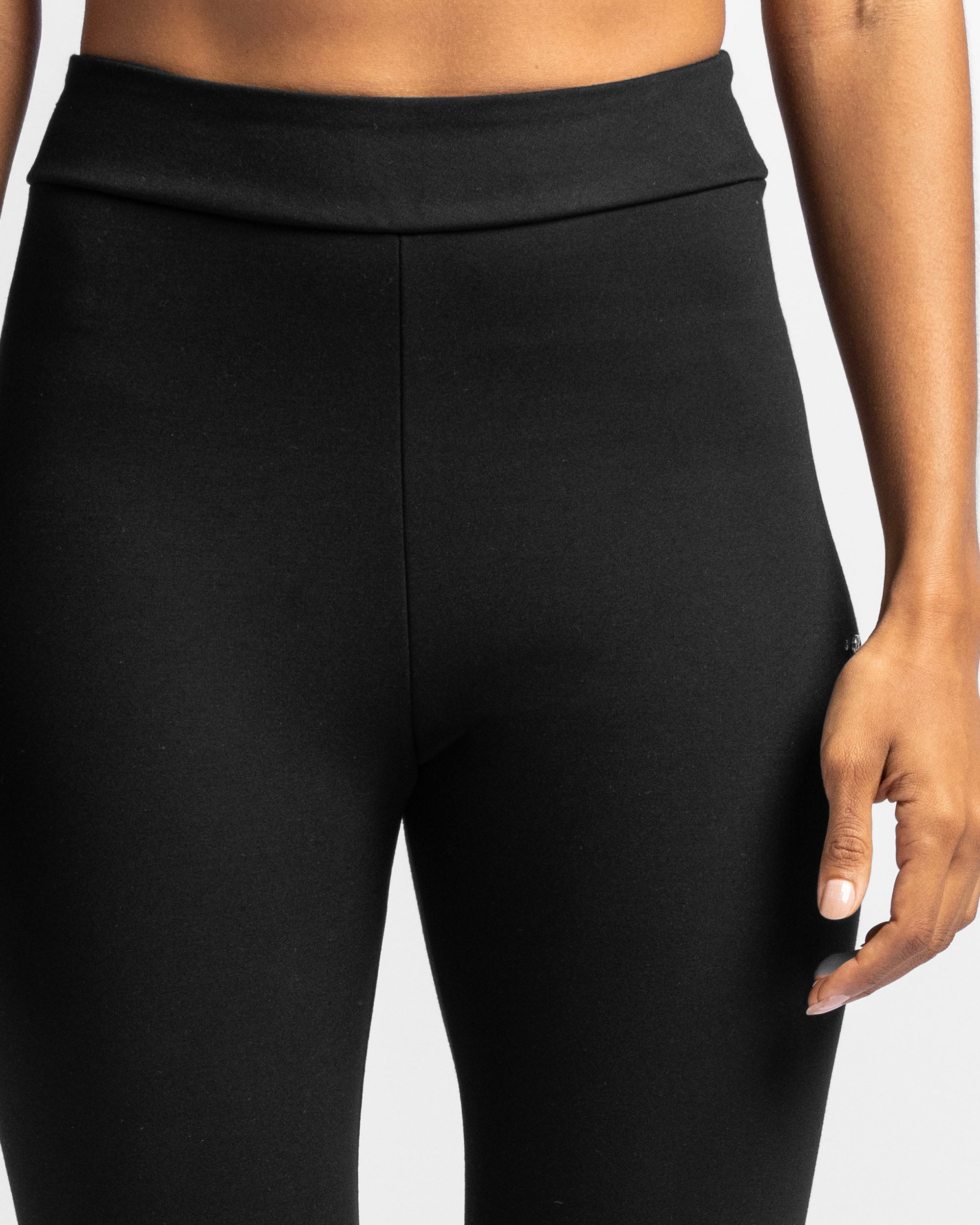 Legging Flare Con Zip