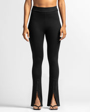 Legging Flare Con Zip