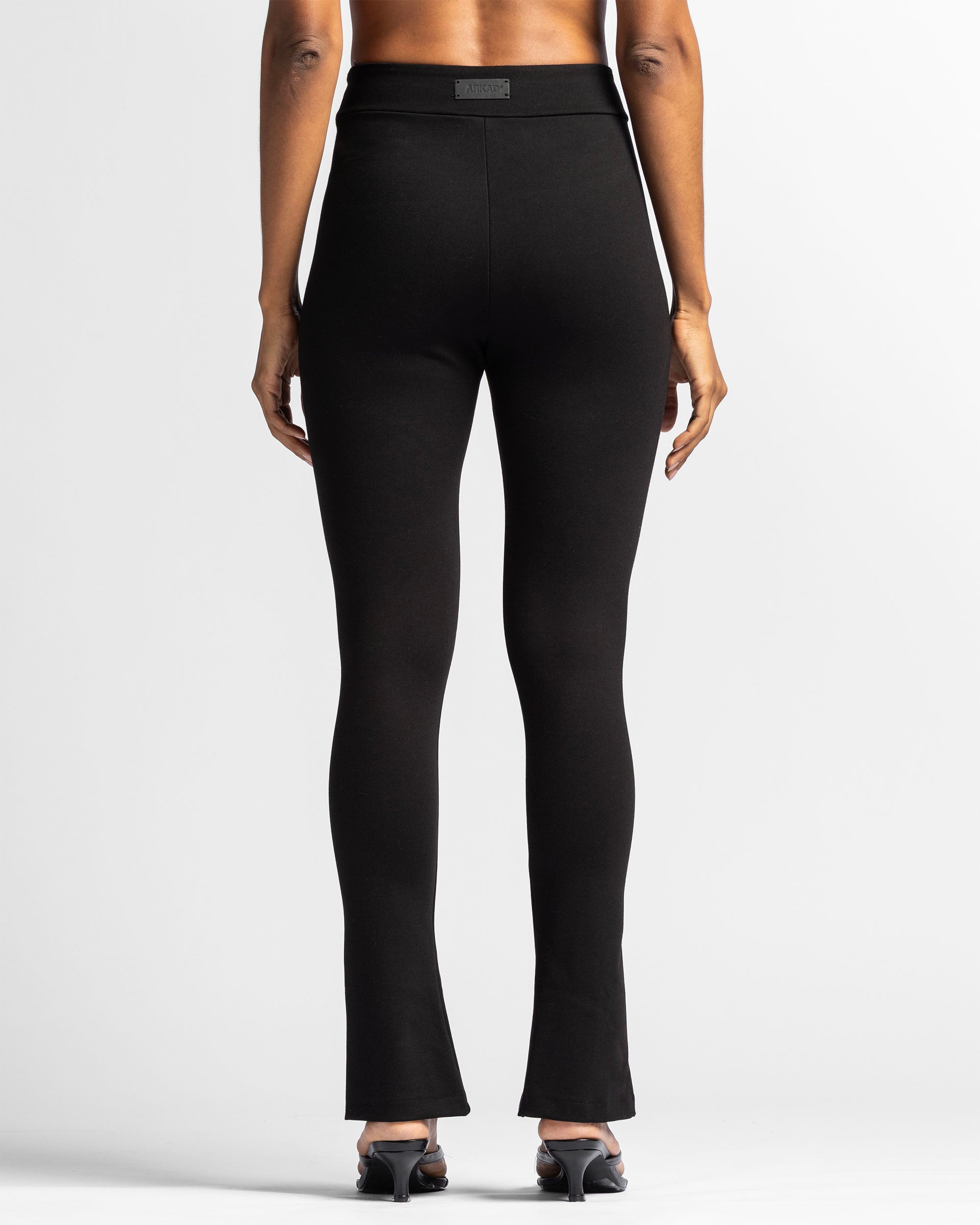 Legging Flare Con Zip