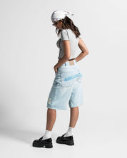 Printed Jort Dirty Oversize Mujer