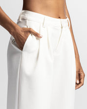 Tailored Pant Blanco Mujer - PREVENTA