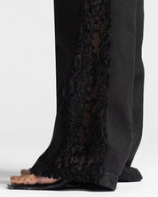 Waxed Lace Jeans