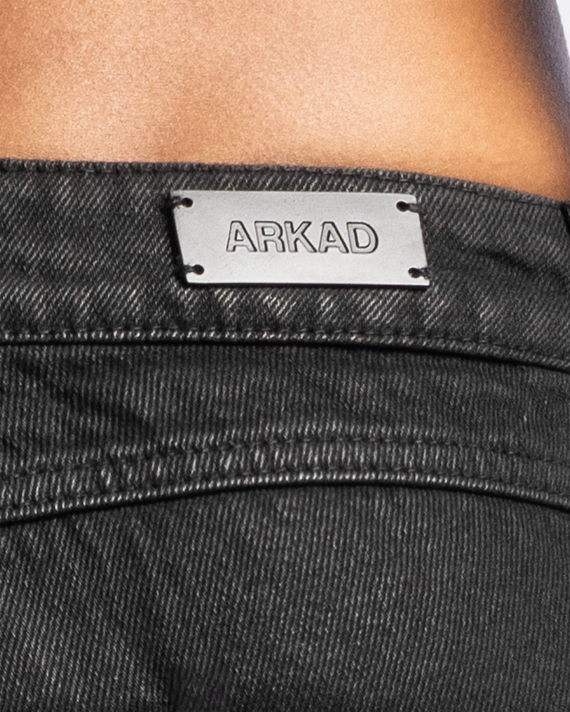 Waxed Lace Jeans