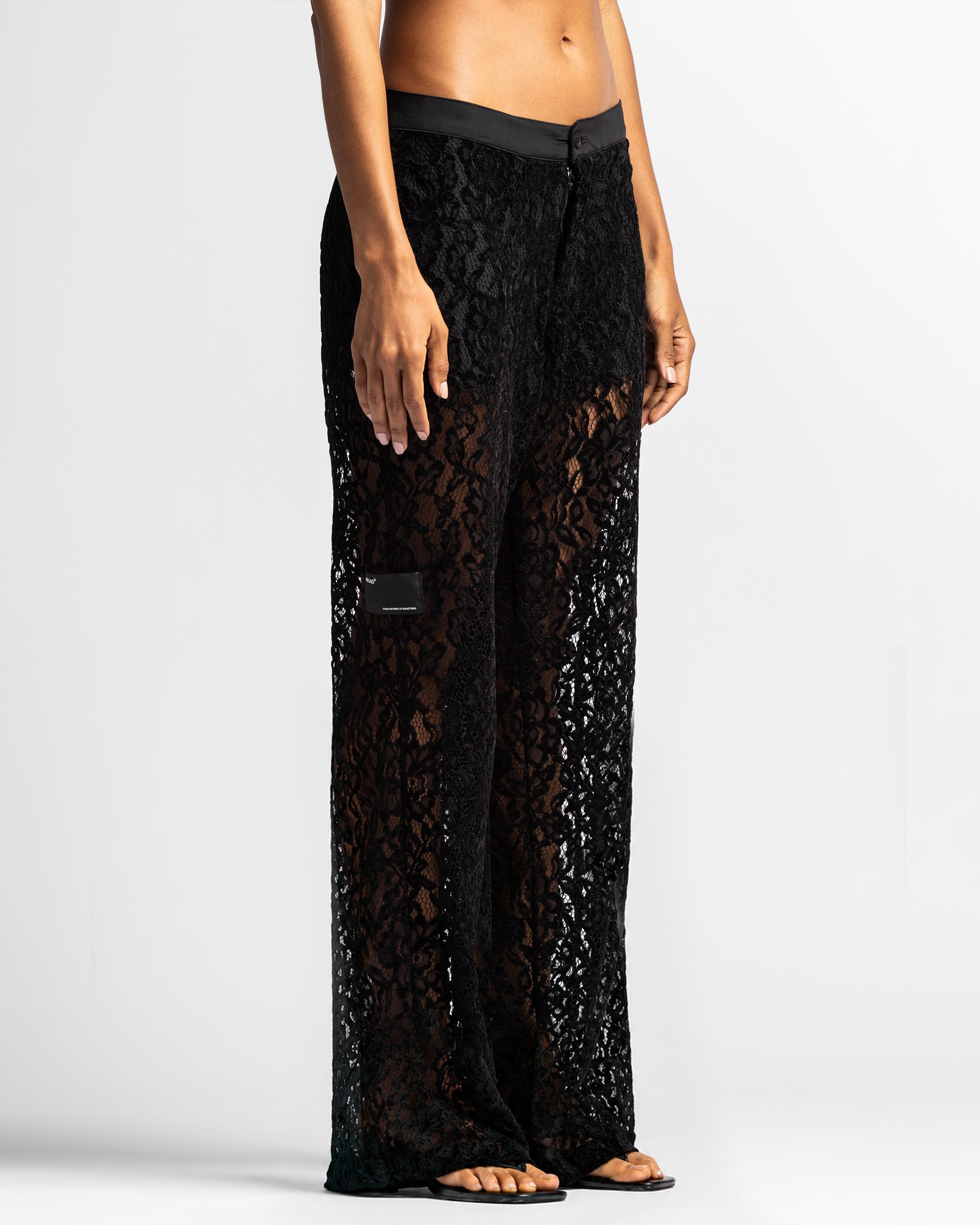 Lace Straight Pant Mujer
