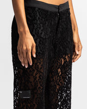 Lace Straight Pant Mujer