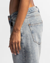 Washed Jean Azul Mujer