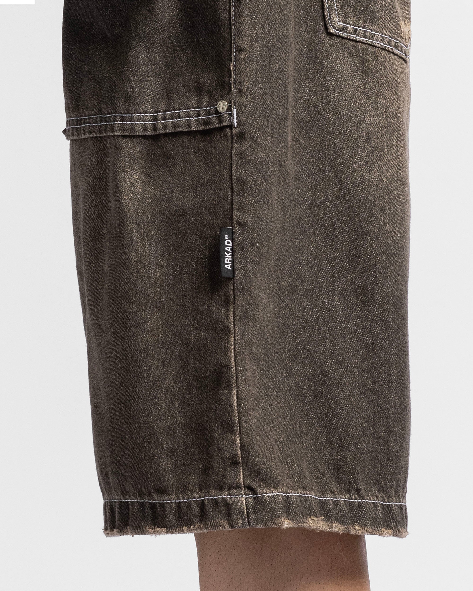 Jort Denim Negro Dirty Cafe
