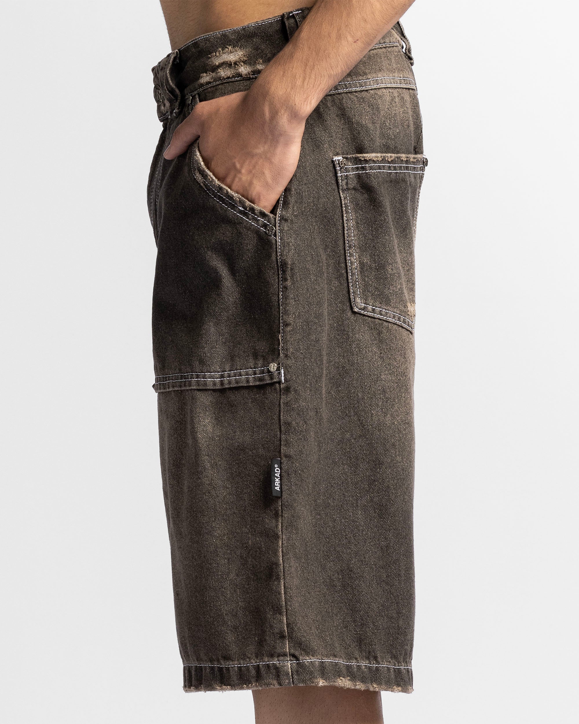 Jort Denim Negro Dirty Cafe