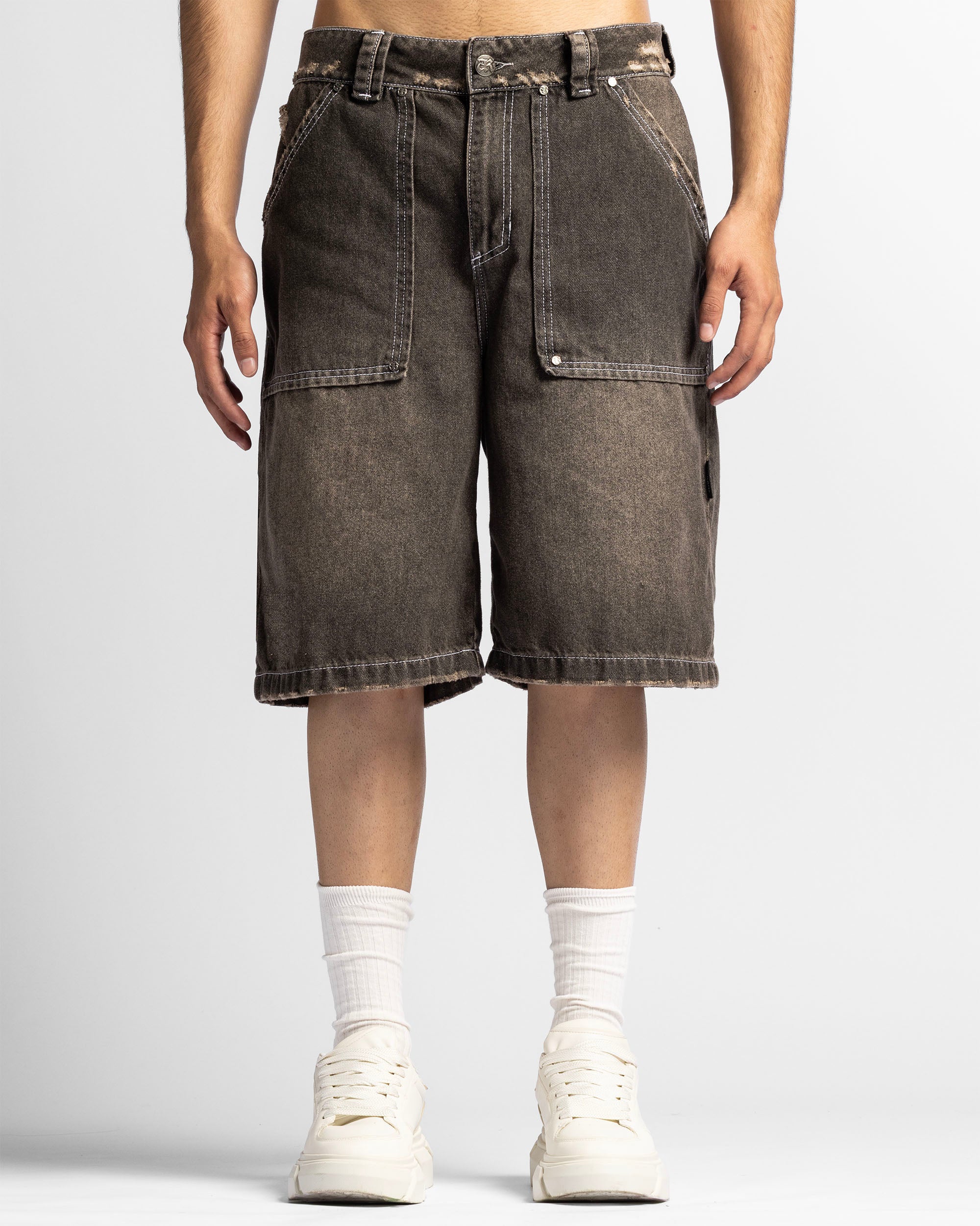 Jort Denim Negro Dirty Cafe