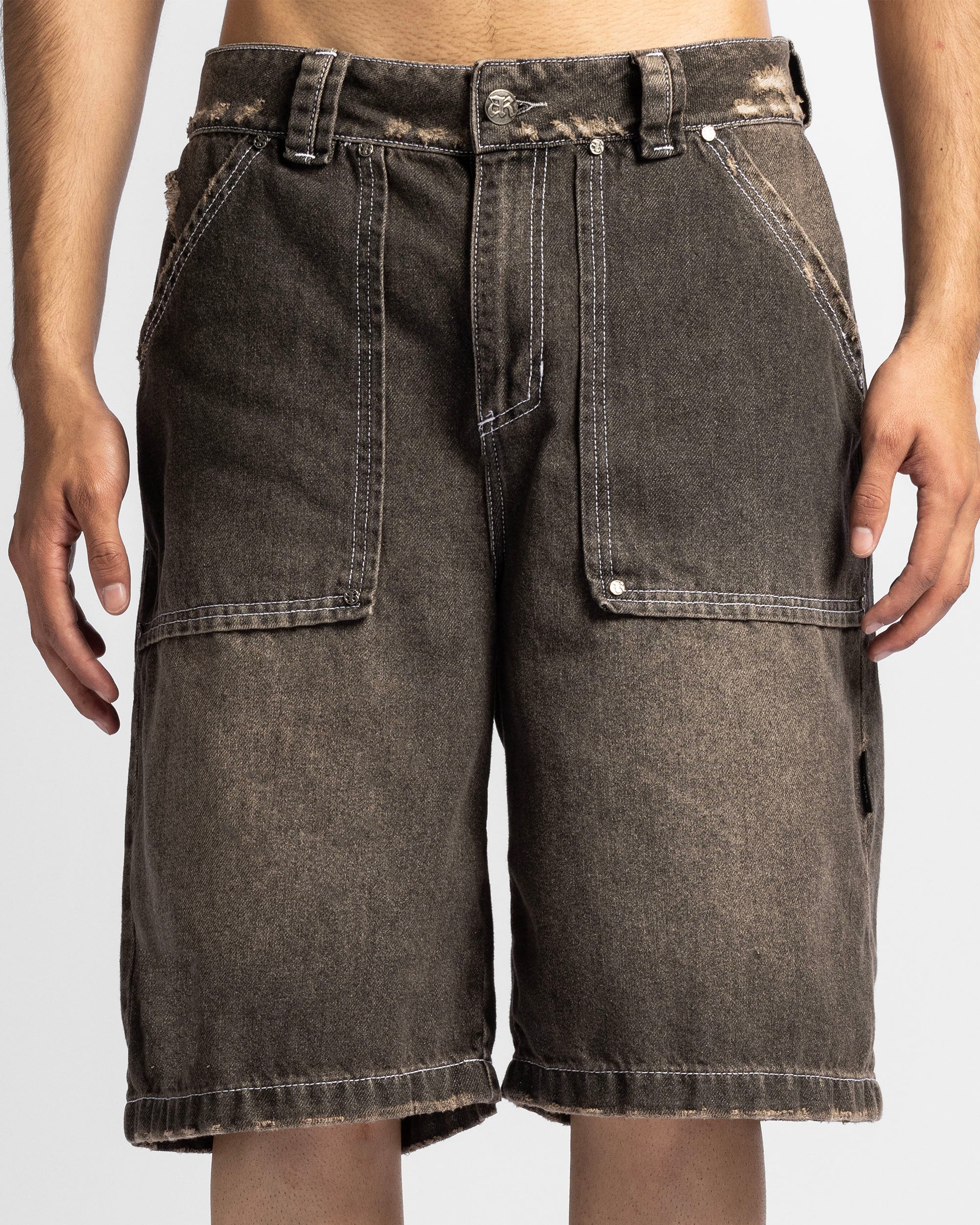 Jort Denim Negro Dirty Cafe
