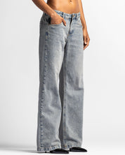 Washed Jean Azul Mujer