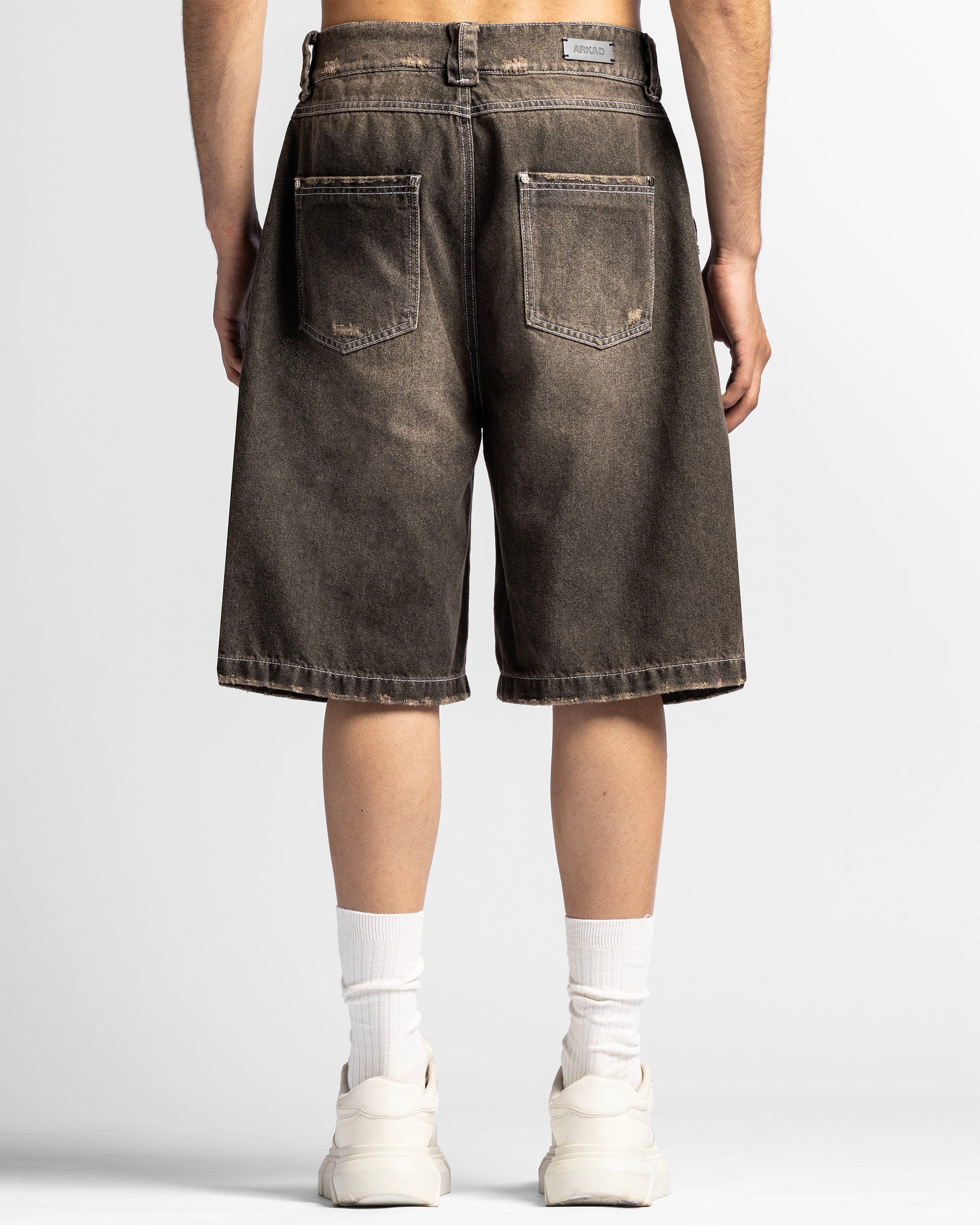 Jort Denim Negro Dirty Cafe