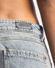 Washed Jean Azul Mujer