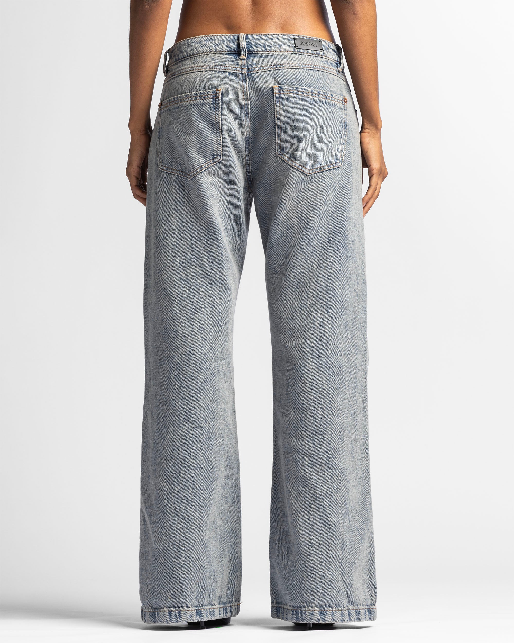 Washed Jean Azul Mujer