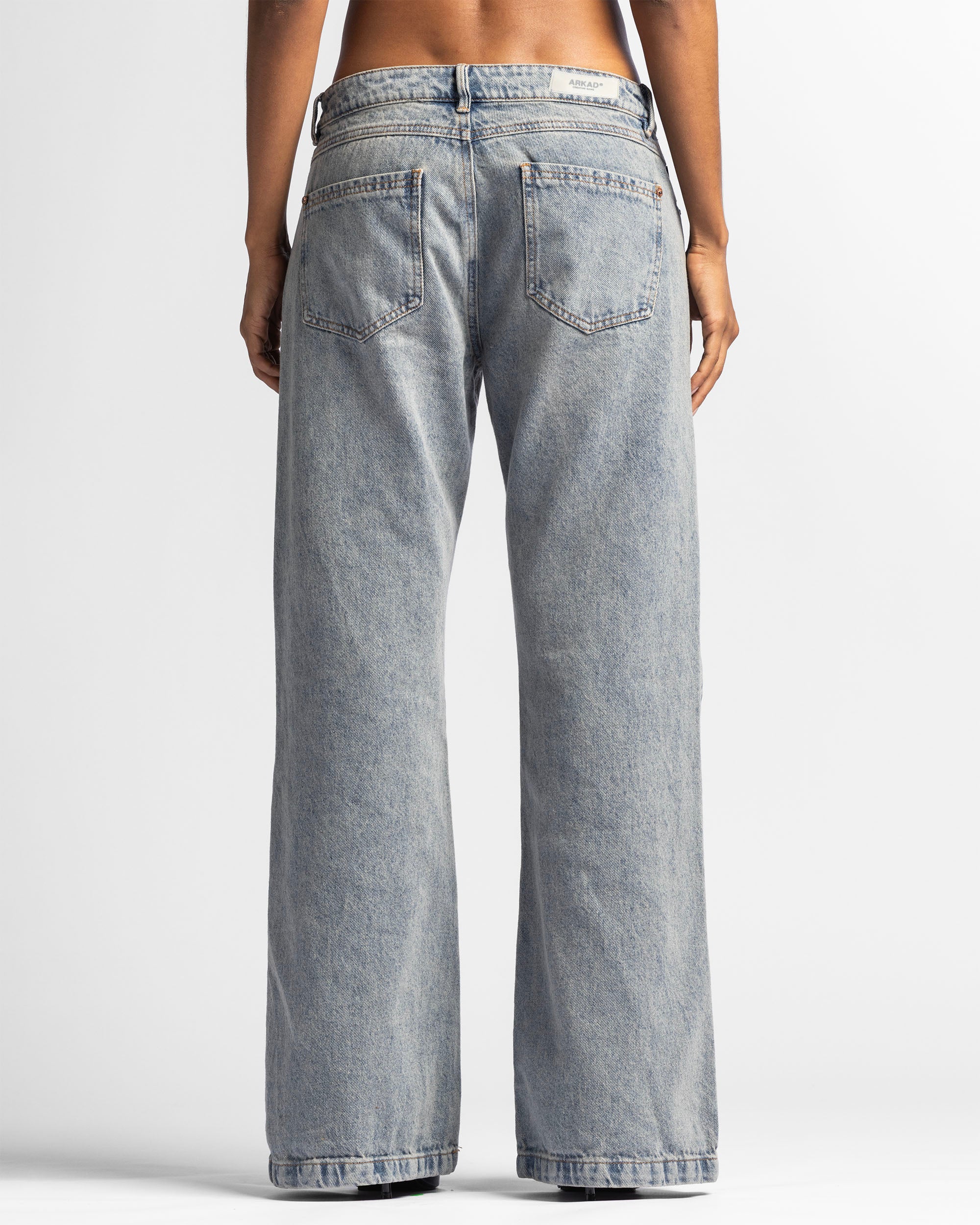 Washed Jean Azul Mujer