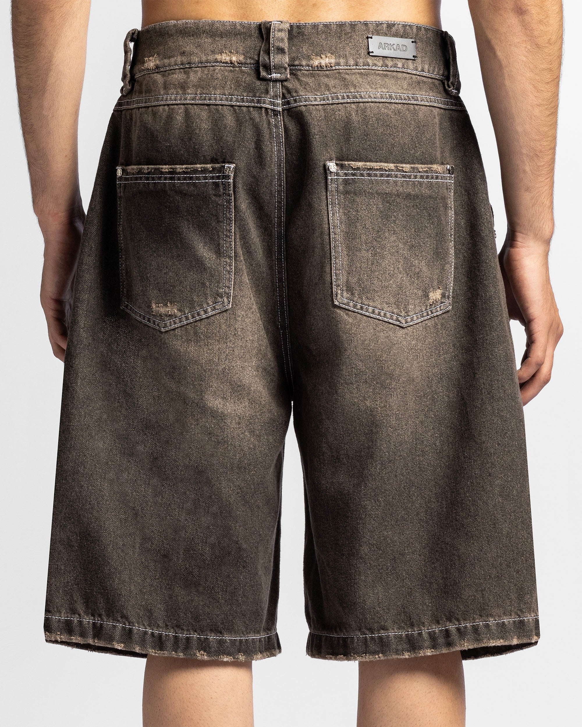 Jort Denim Negro Dirty Cafe