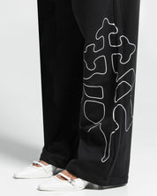 Sweatpant Paper Trail Negra - Unisex