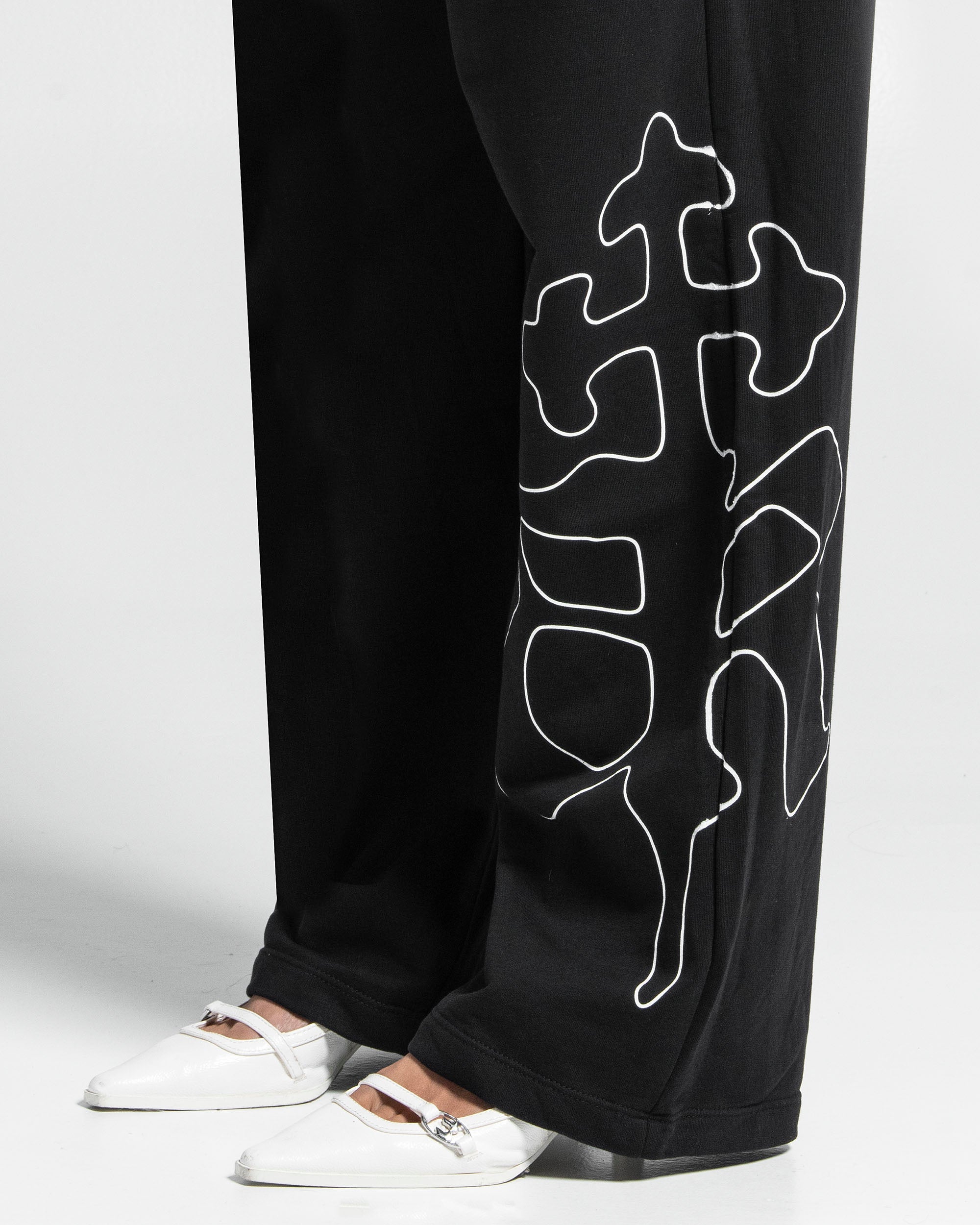 Sweatpant Paper Trail Negra - Unisex