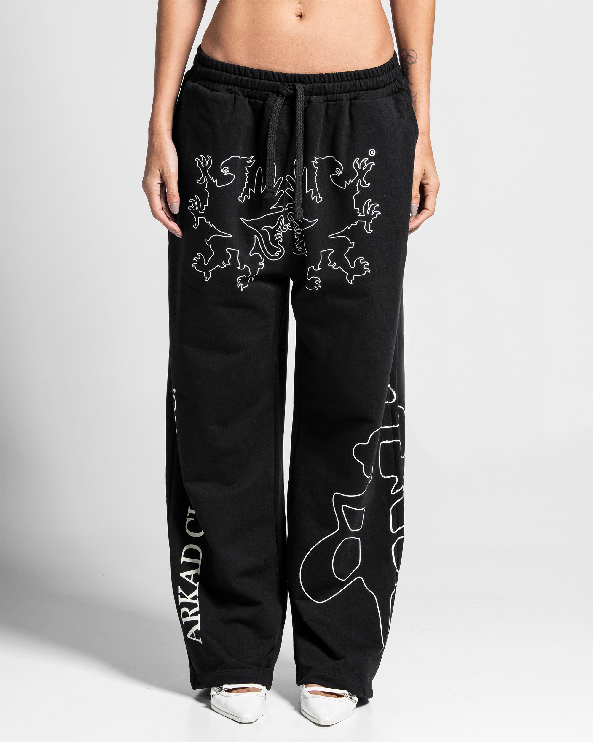Sweatpant Paper Trail Negra - Unisex