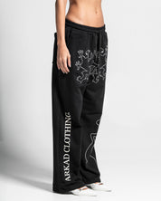 Sweatpant Paper Trail Negra - Unisex