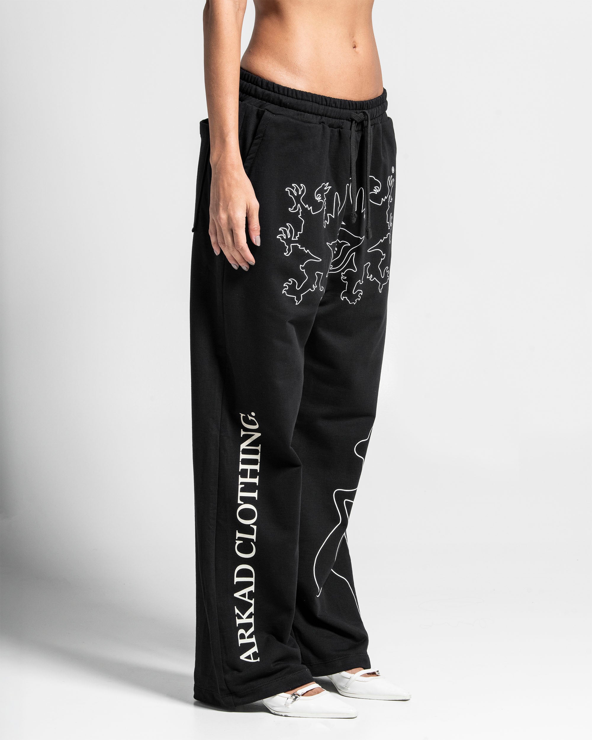 Sweatpant Paper Trail Negra - Unisex