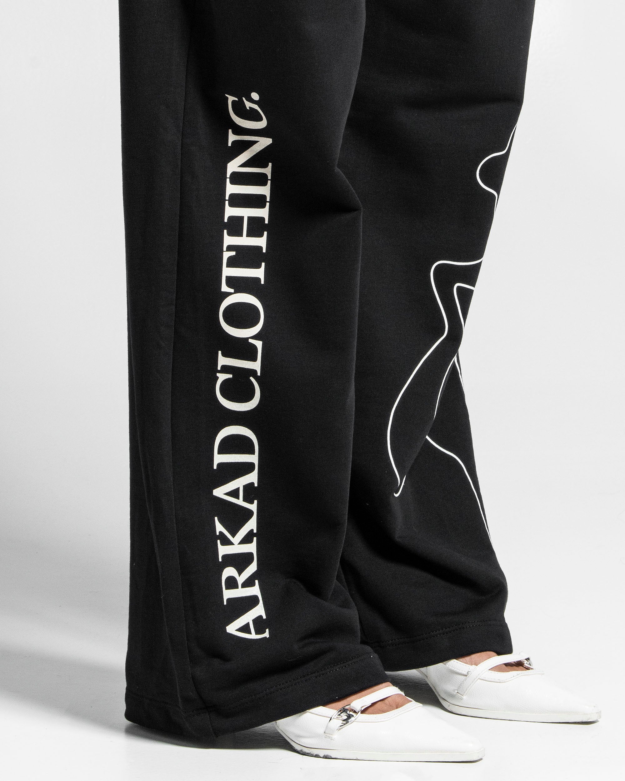 Sweatpant Paper Trail Negra - Unisex