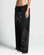 Sweatpant Paper Trail Negra - Unisex