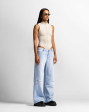 Jean Panel Wide Leg Mujer