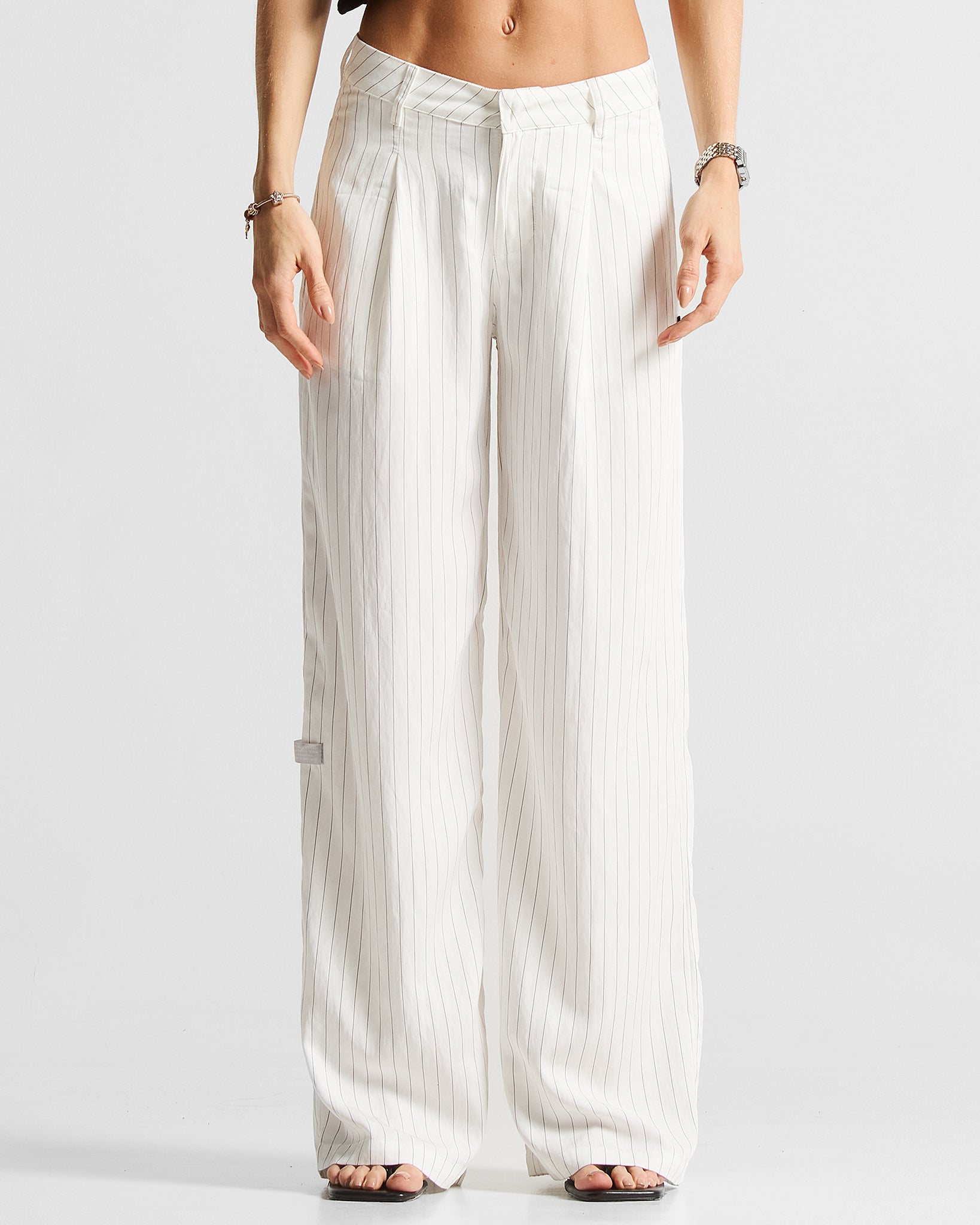 Pinstripe Tailored Pant Mujer