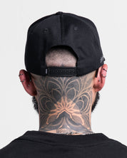 Gorra Cordón Negra Con Plateado Arkad Records