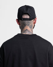 Gorra Cordón Negra Con Plateado Arkad Records