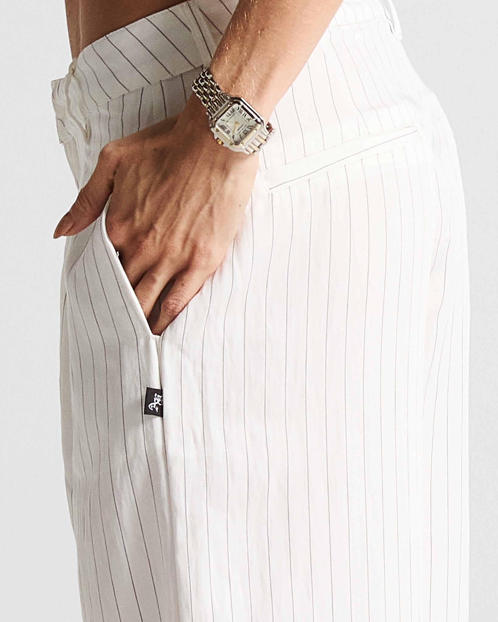Pinstripe Tailored Pant Mujer