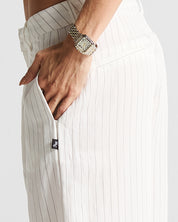Pinstripe Tailored Pant Mujer