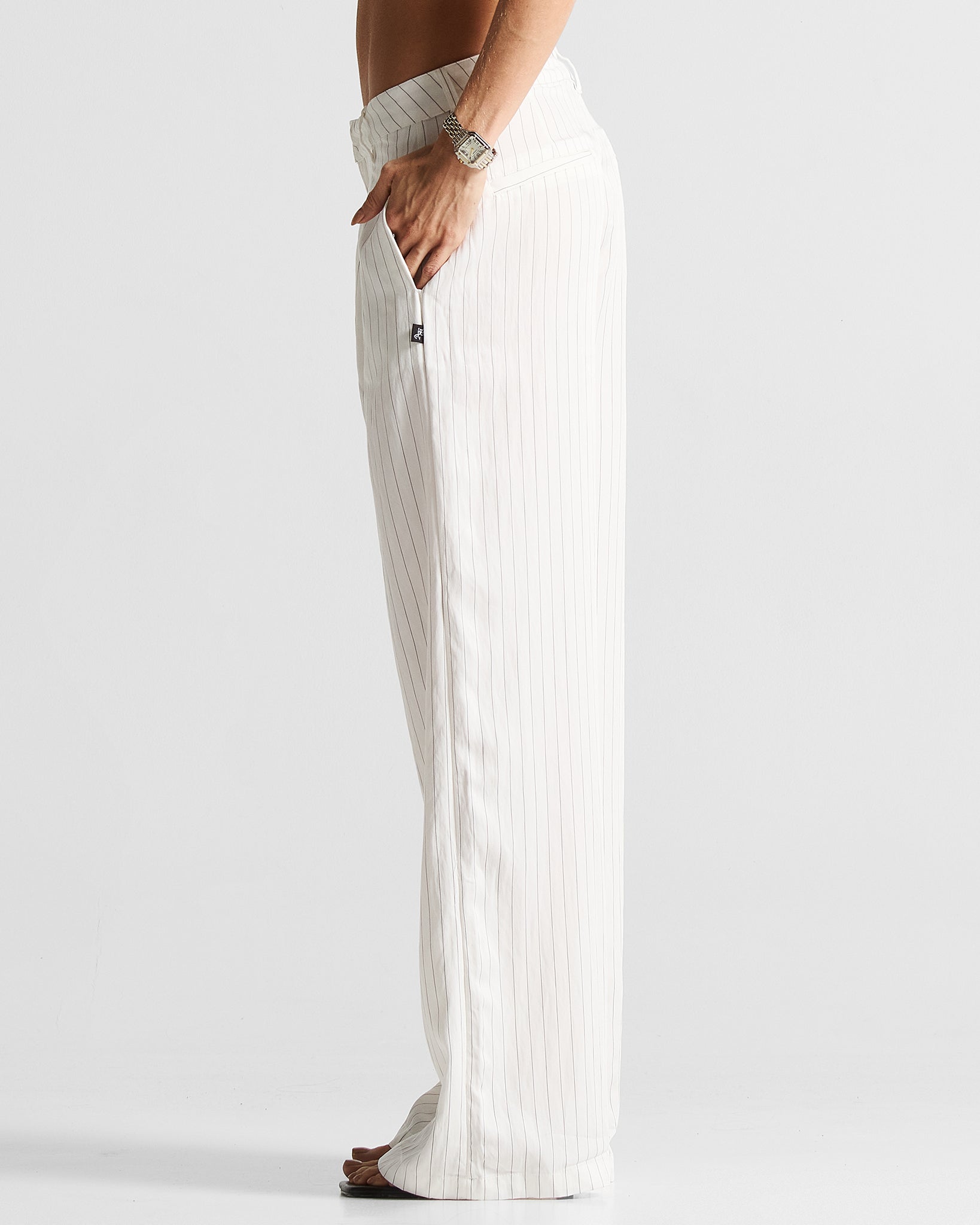 Pinstripe Tailored Pant Mujer