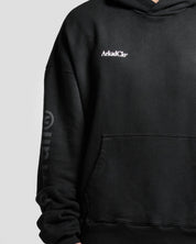 Washed Hoodie Negro Llaves