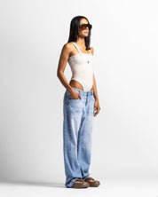 Denim Pant Azul Logo Azul - Unisex