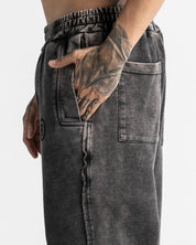 Washed Sweatpant Family Negra