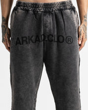 Washed Sweatpant Family Negra