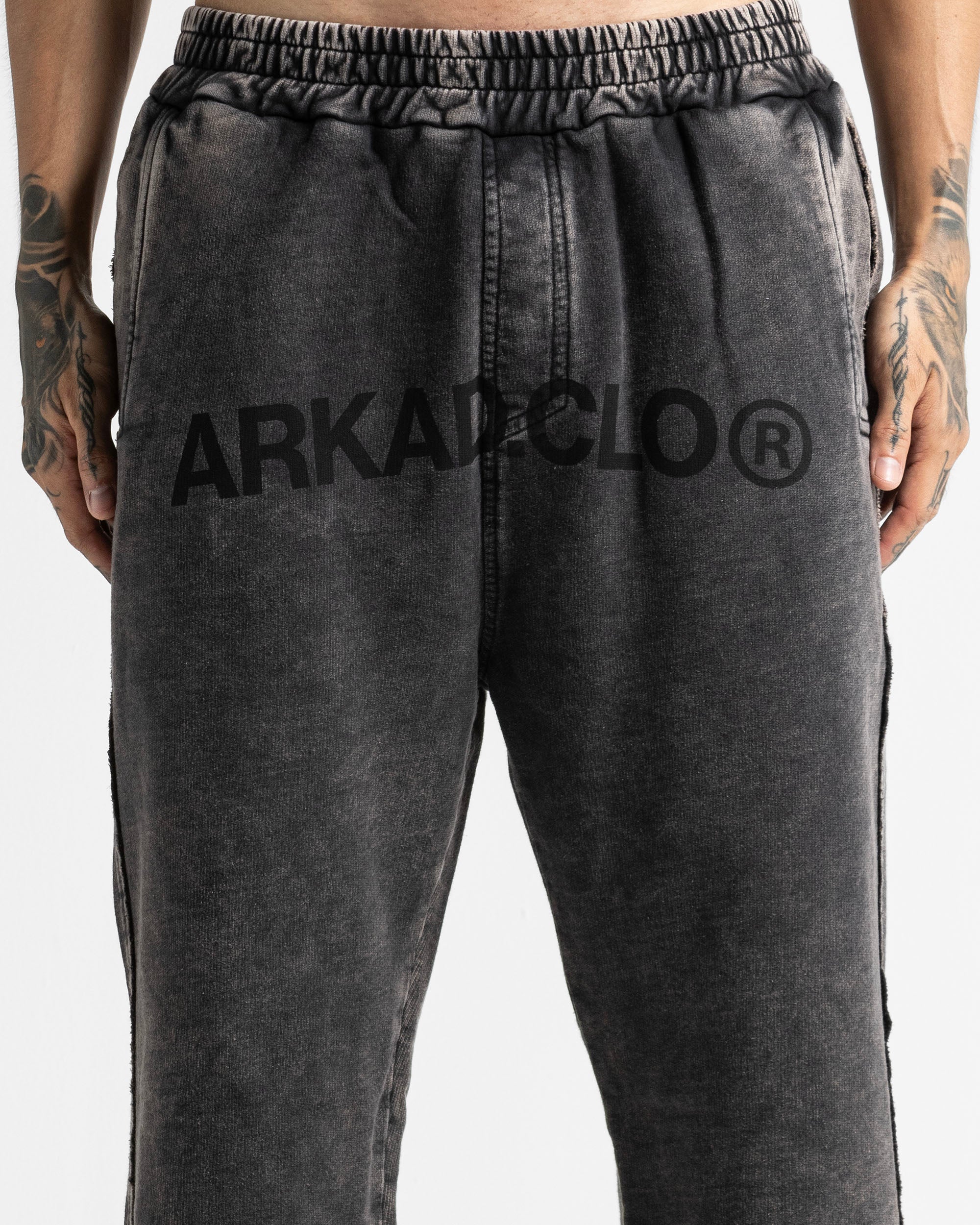 Washed Sweatpant Family Negra